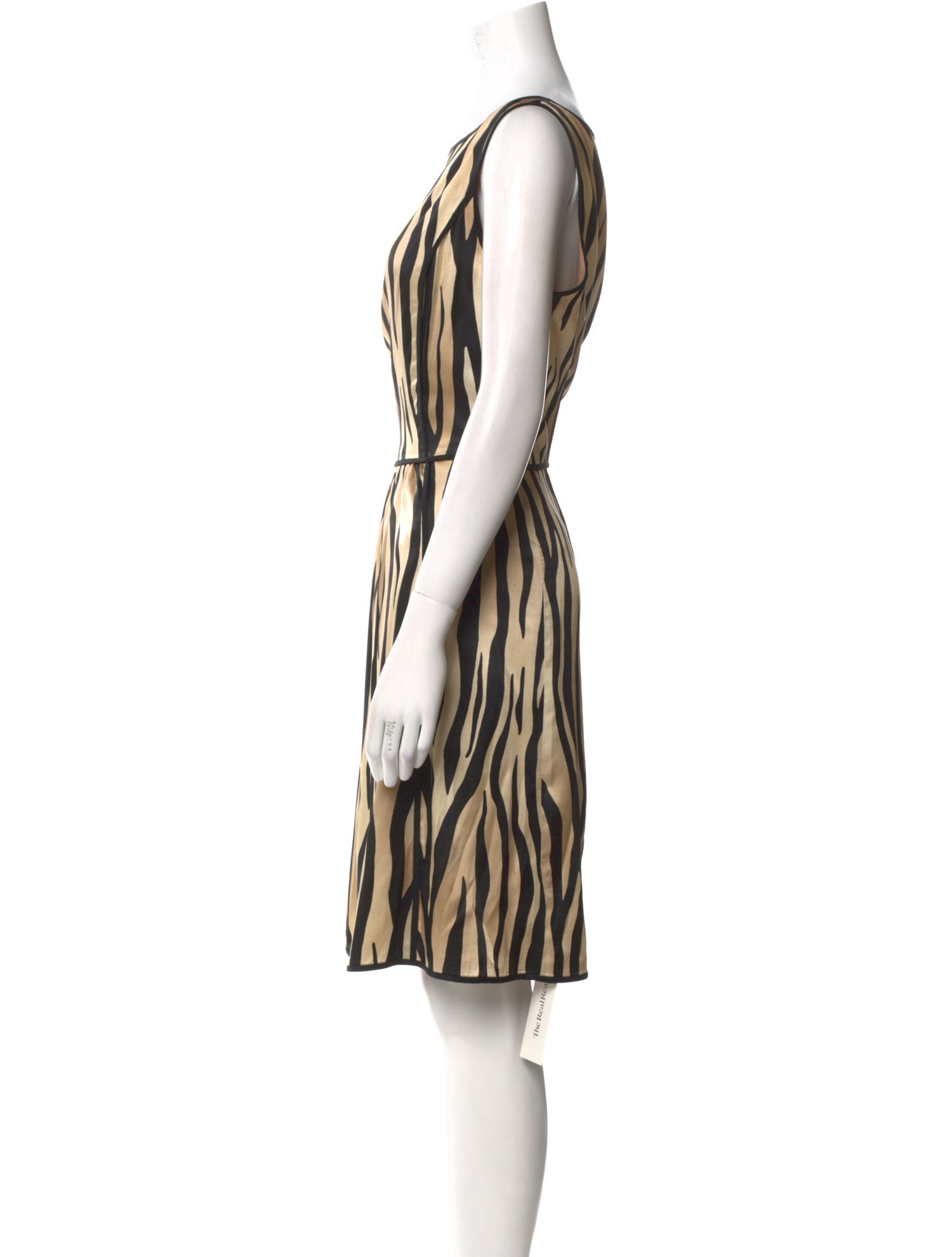 St. John Silk Knee-Length Dress