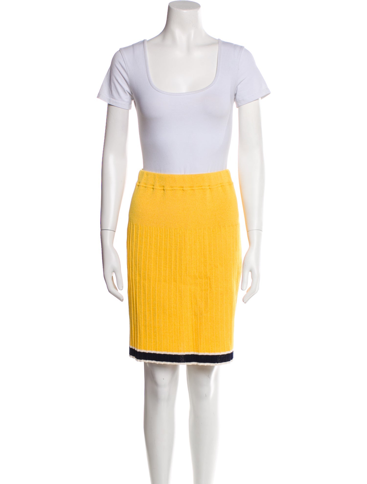 St. John Embroidered Accent Skirt Suit