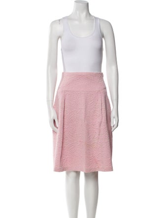 St. John Tweed Pattern Skirt Suit