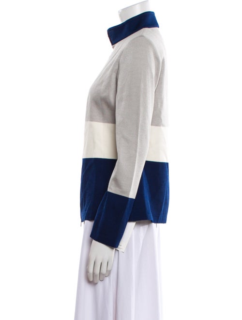 St. John Colorblock Pattern Jacket