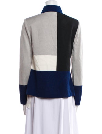 St. John Colorblock Pattern Jacket