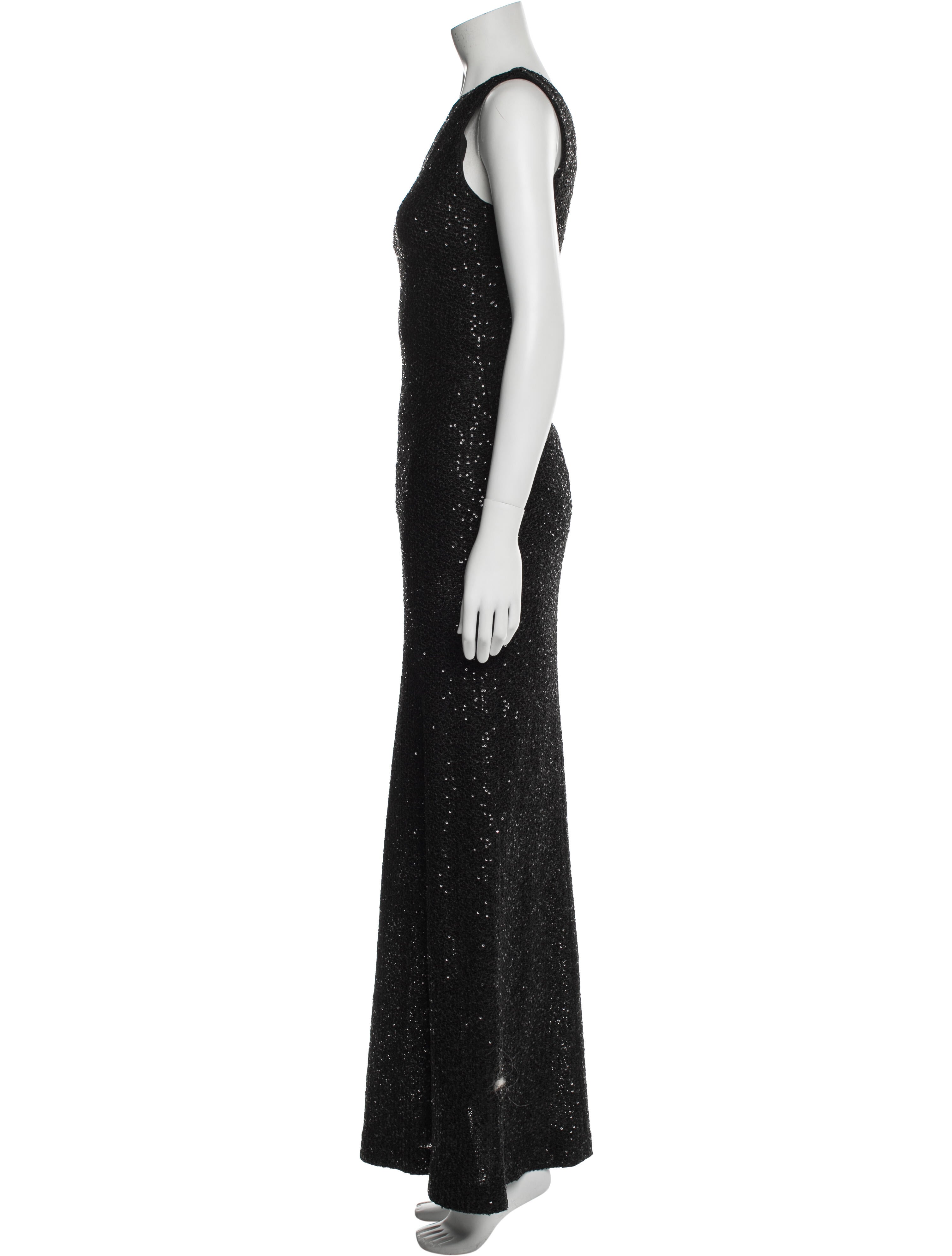 St. John One-Shoulder Long Dress