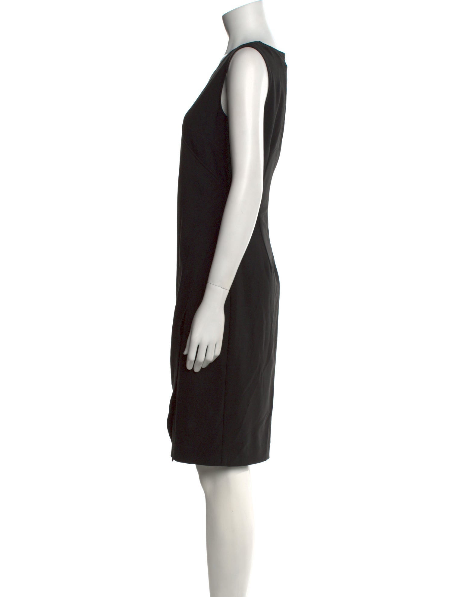 St. John V-Neck Knee-Length Dress