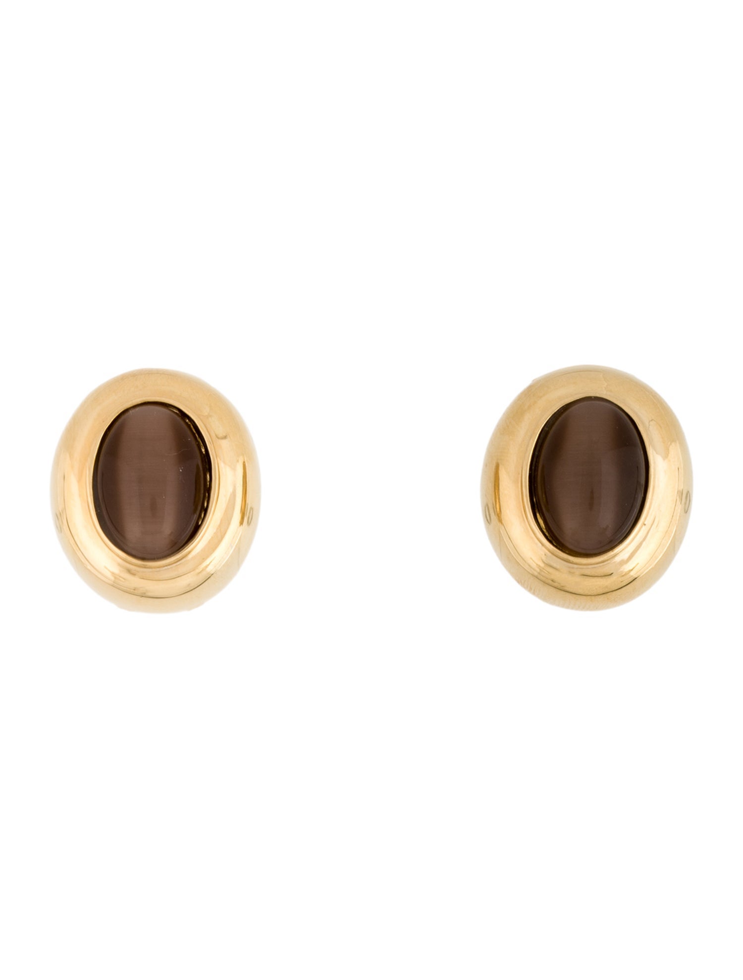 St. John Resin Clip On Earrings