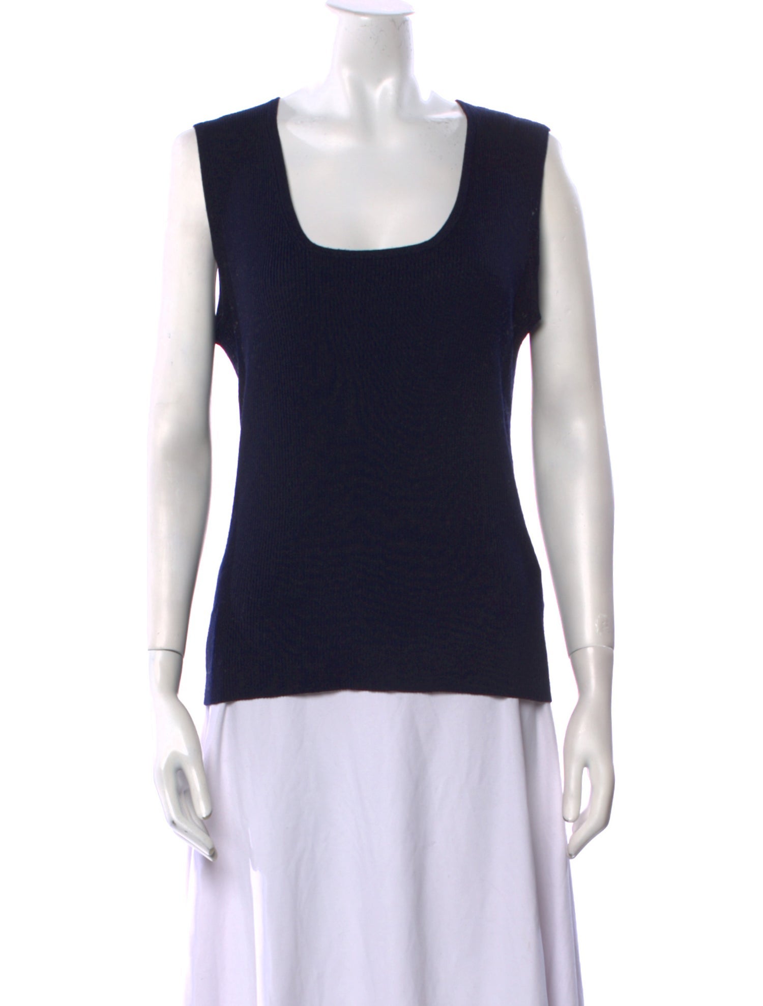 St. John Scoop Neck Sweater