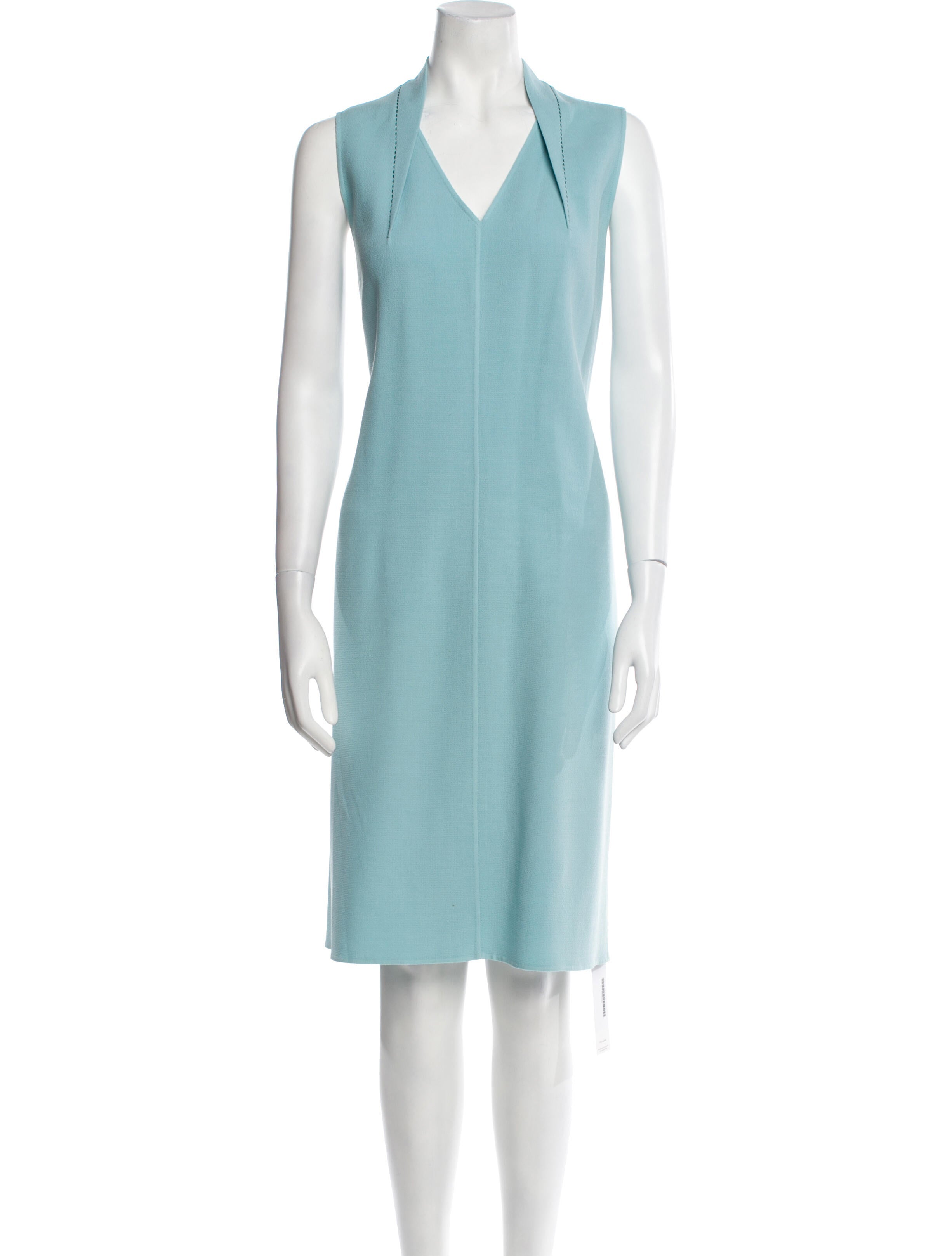 St. John Wool Midi Length Dress