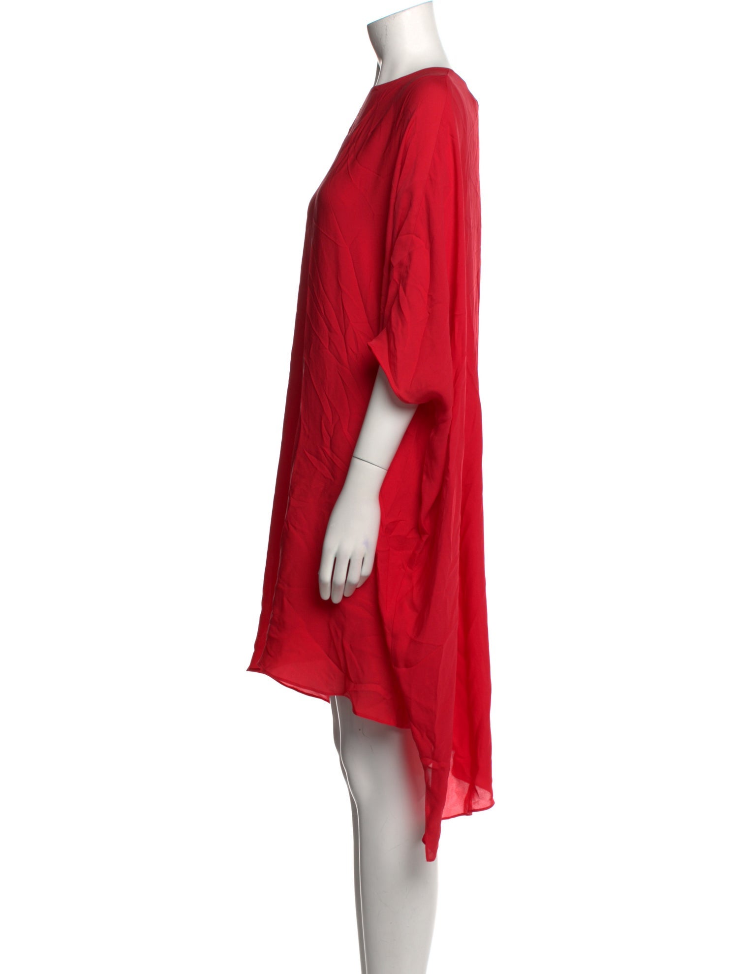 St. John Silk Knee-Length Dress