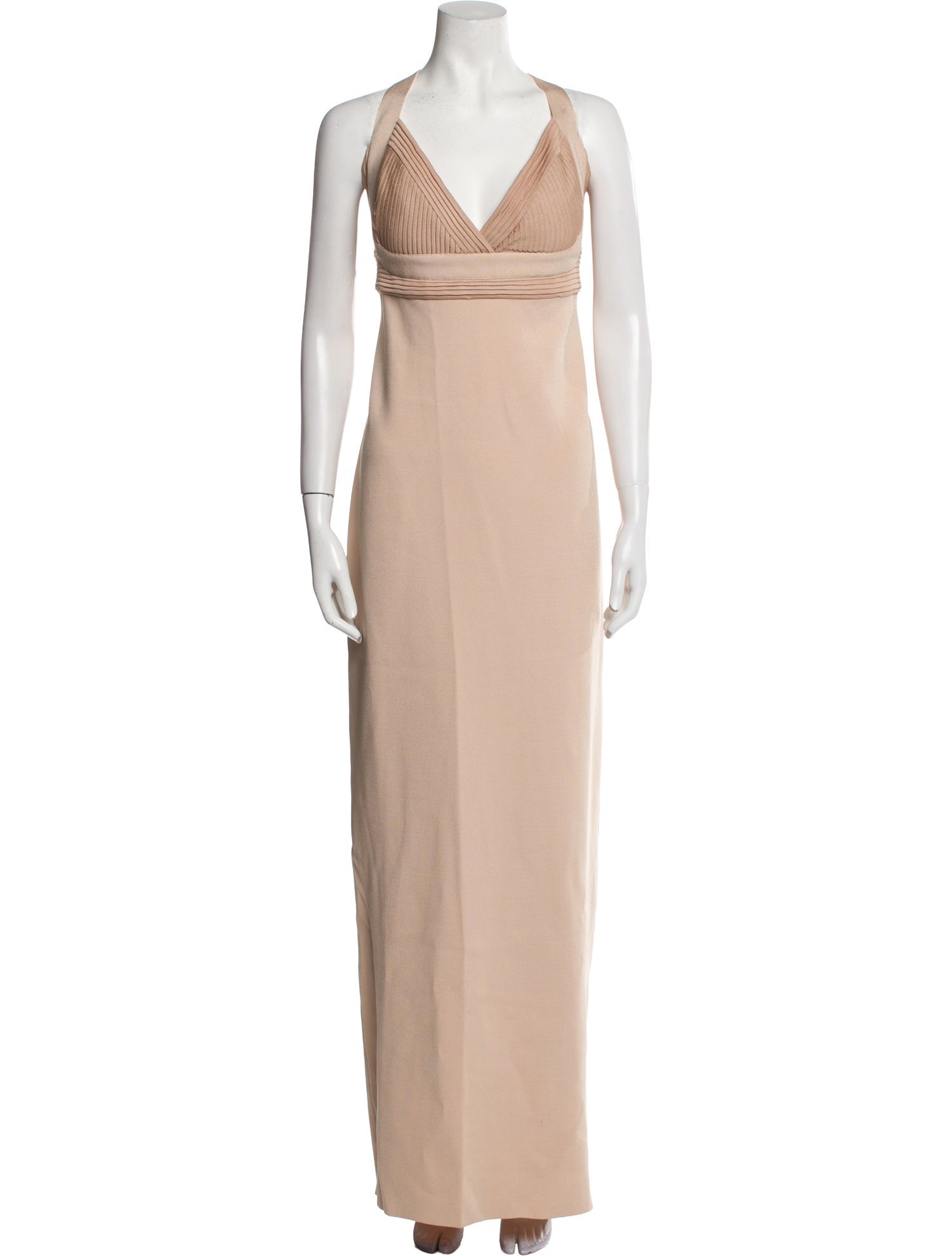 St. John Halterneck Long Dress w/ Tags