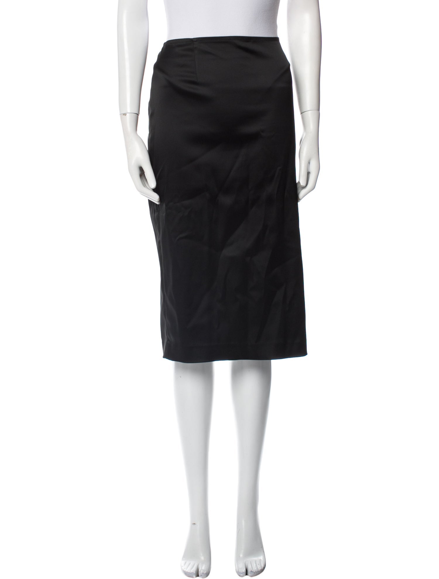 St. John Silk Knee-Length Skirt