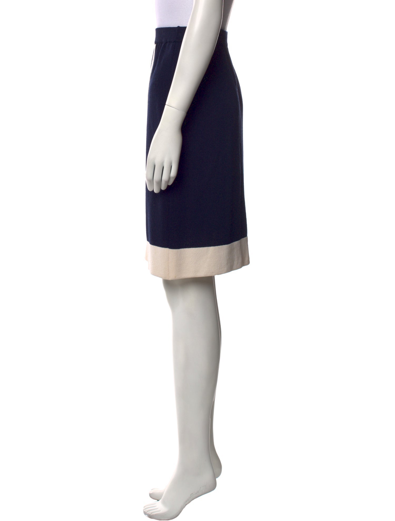 St. John Wool Knee-Length Skirt