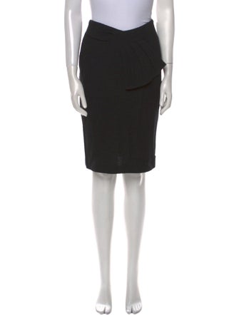 St. John Wool Knee-Length Skirt