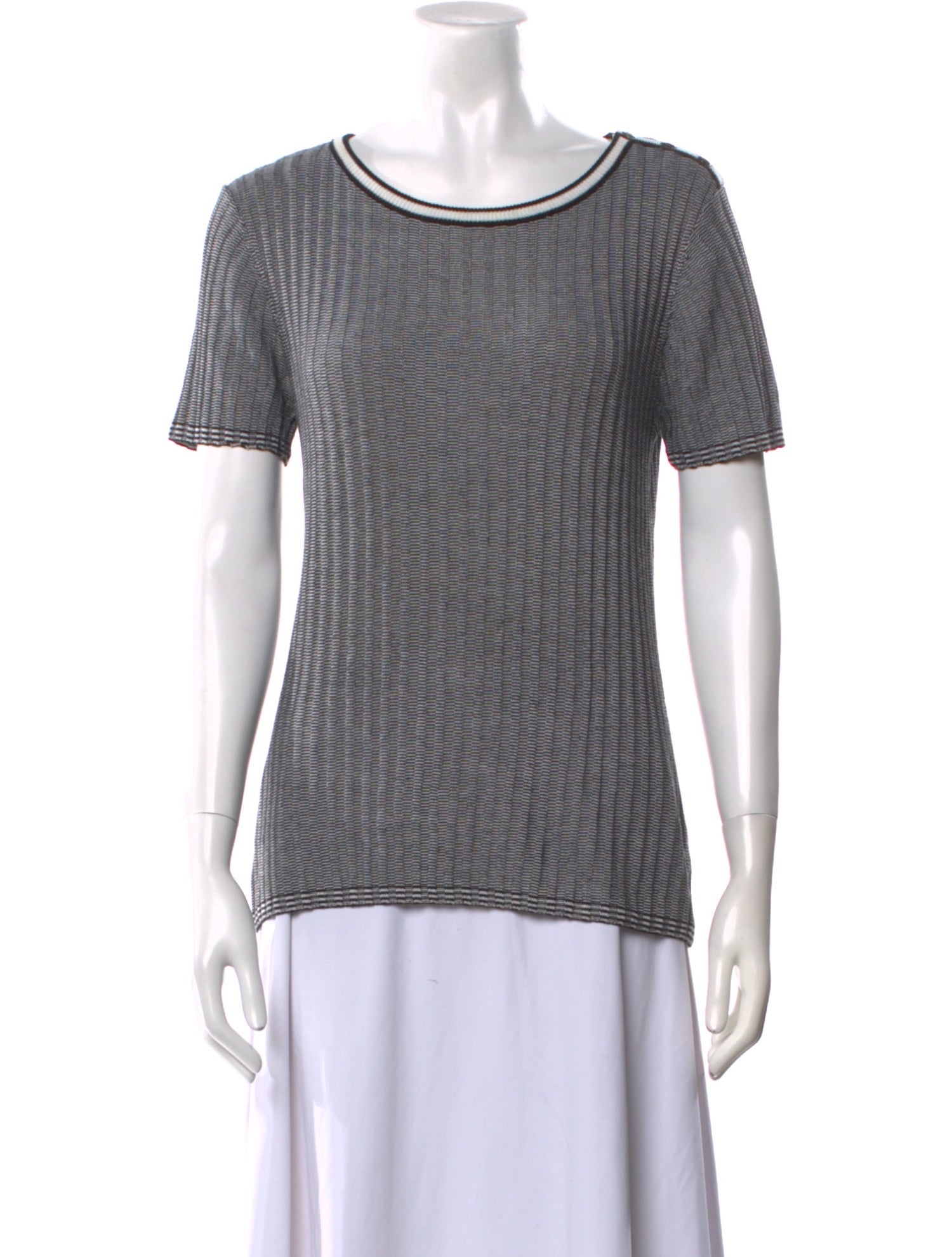 St. John Scoop Neck Sweater