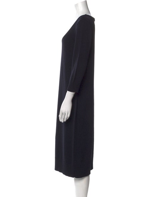 St. John Wool Midi Length Dress
