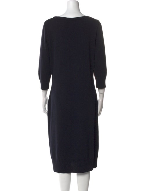 St. John Wool Midi Length Dress