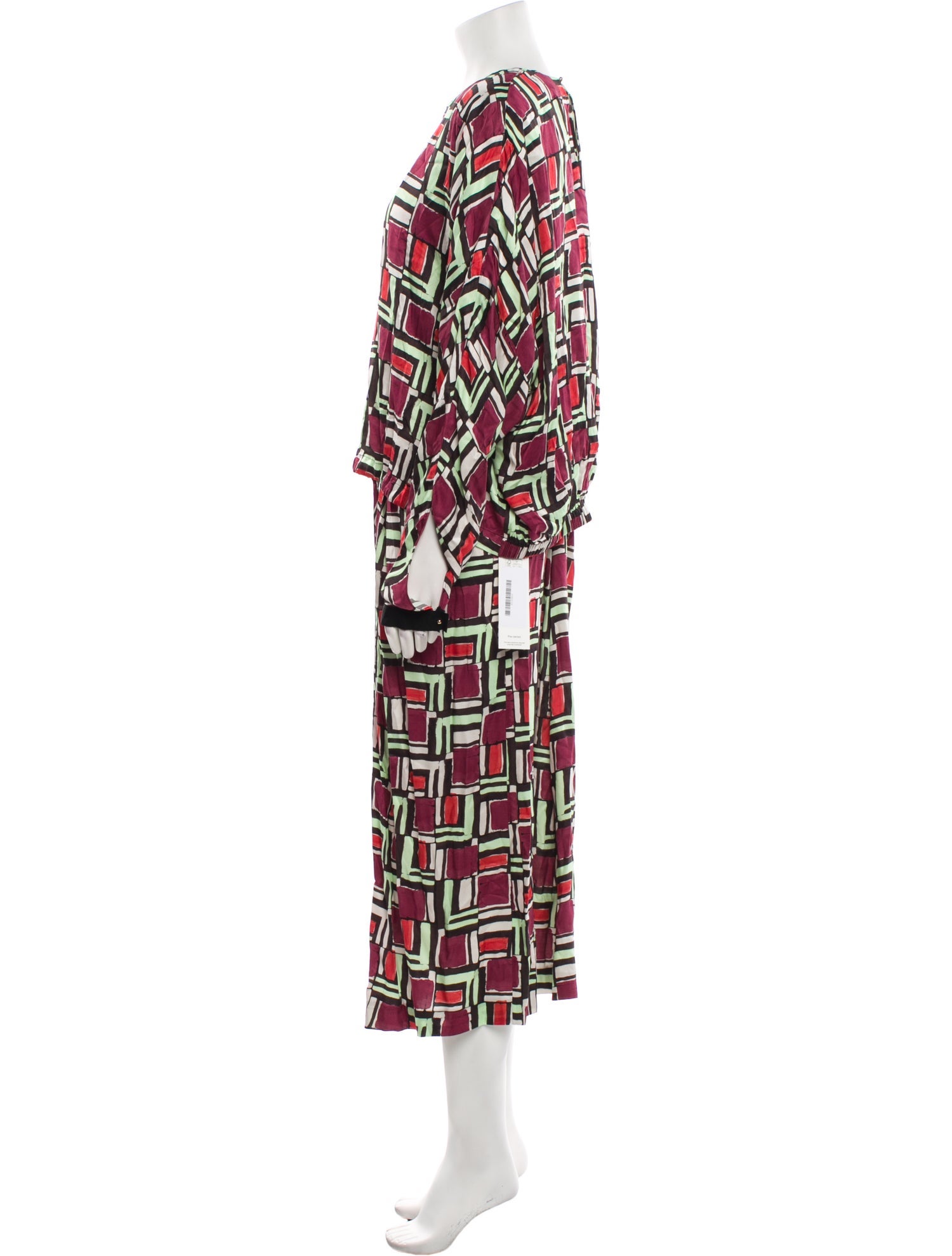 St. John Printed Dress Set