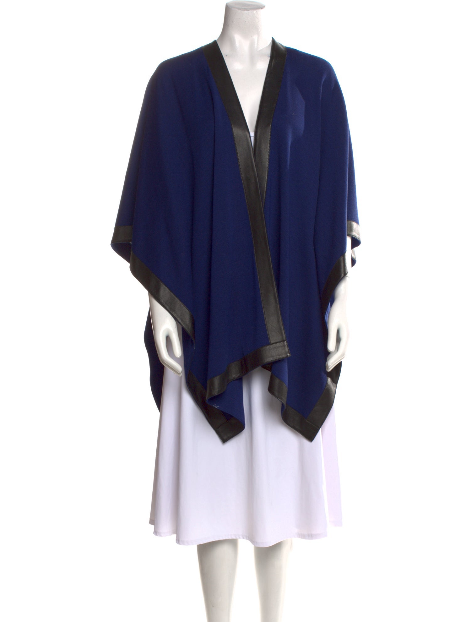 St. John Colorblock Pattern Cape
