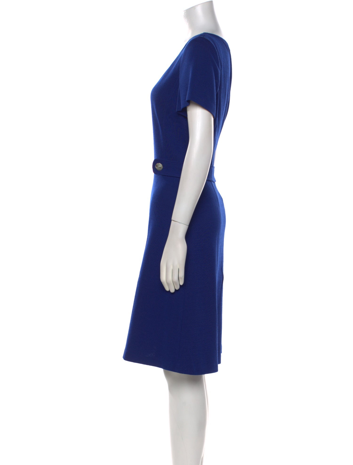 St. John Wool Knee-Length Dress