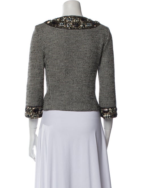 St. John Wool Tweed Pattern Jacket