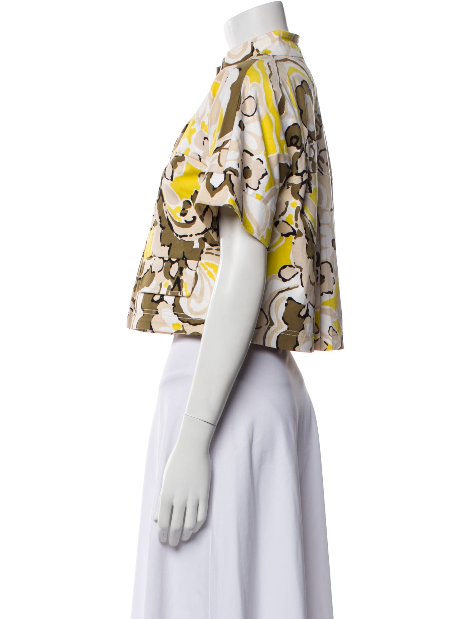 St. John Floral Print Bolero