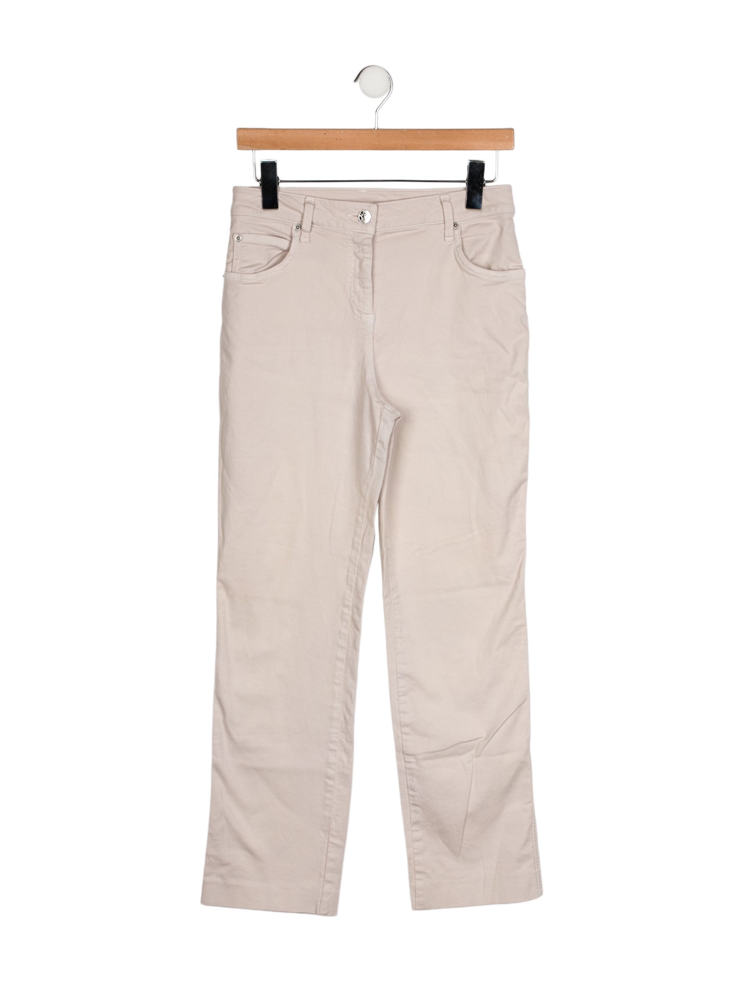 St. John High-Rise Straight Leg Jeans
