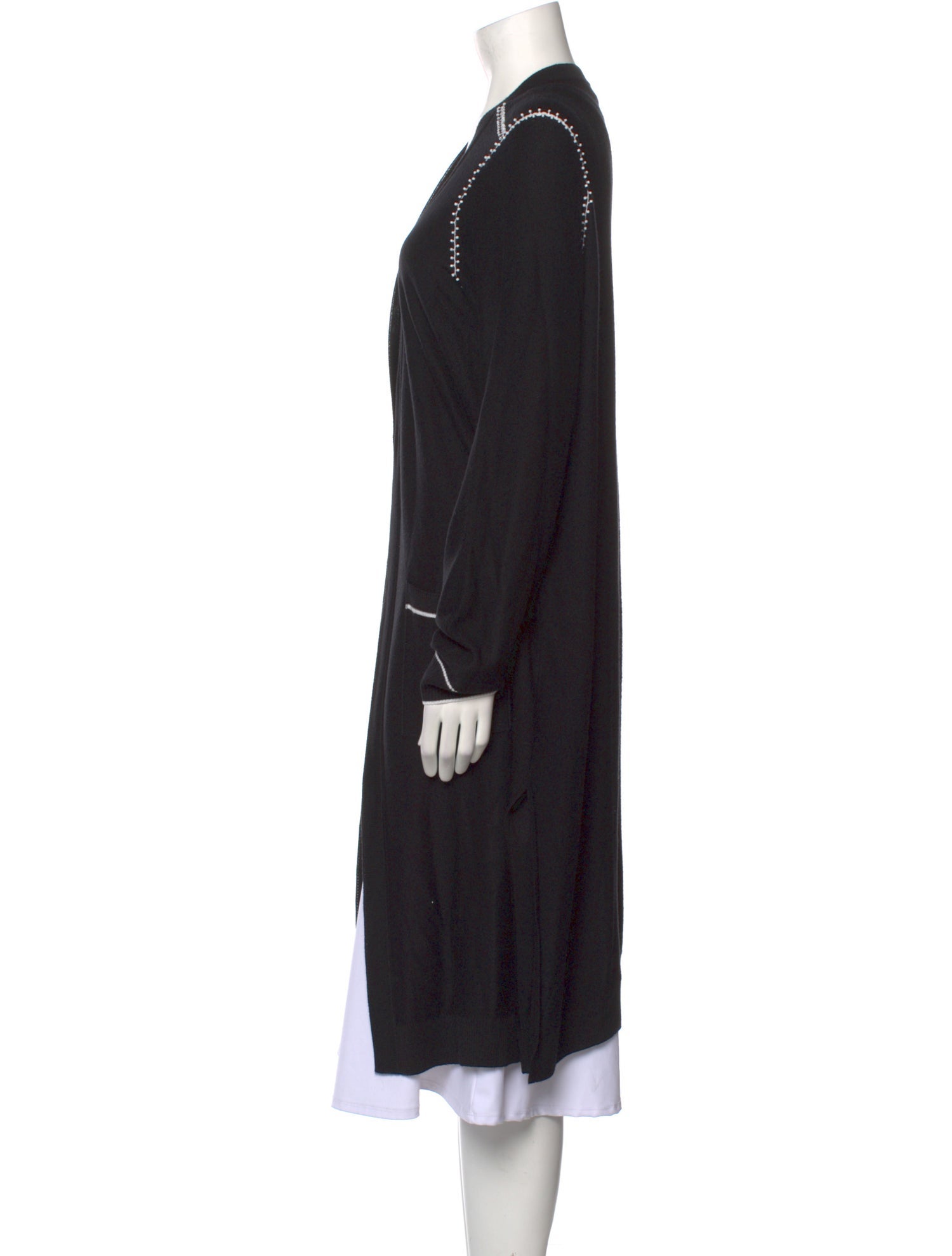 St. John Plunge Neckline Sweater