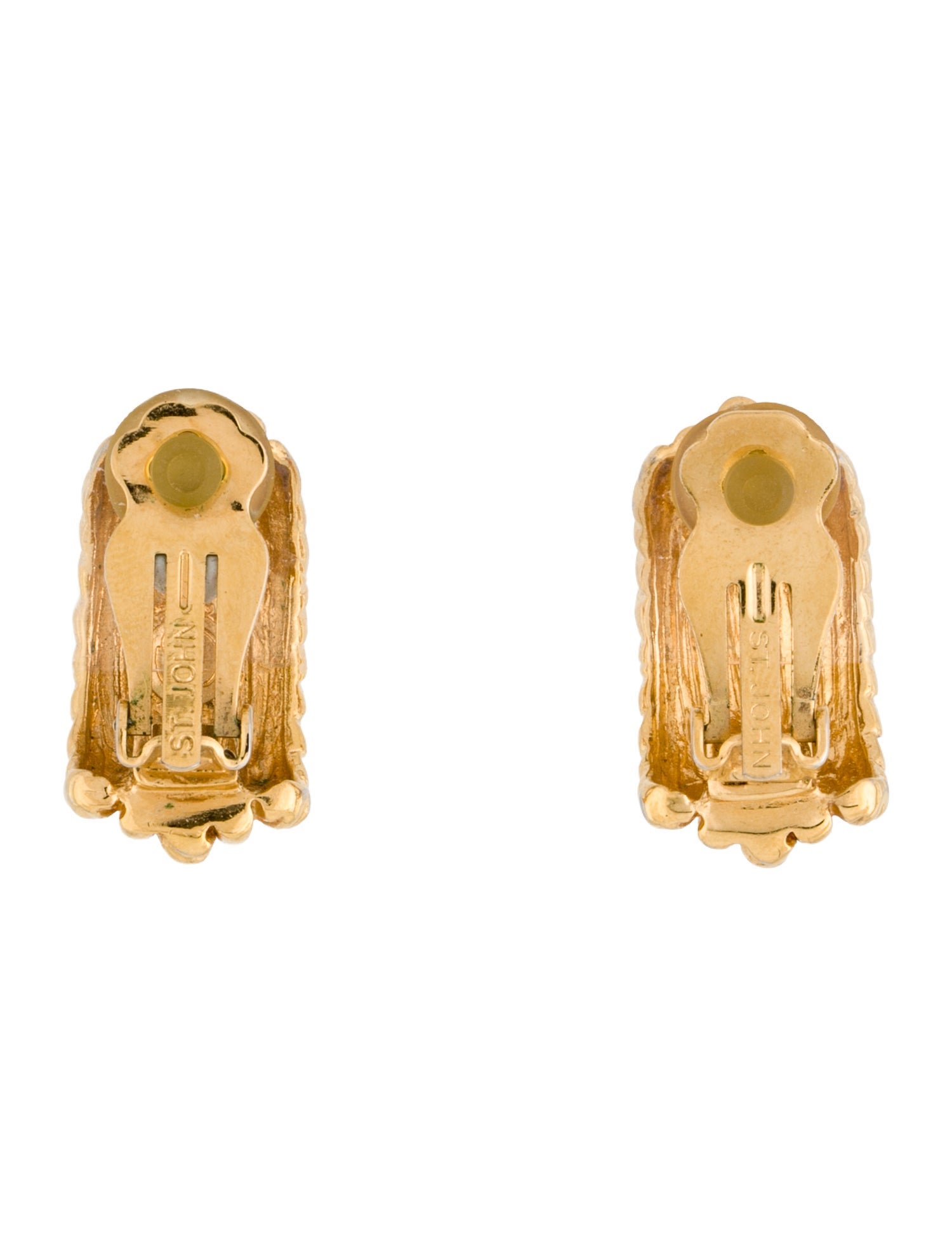 St. John Clip-On Earrings