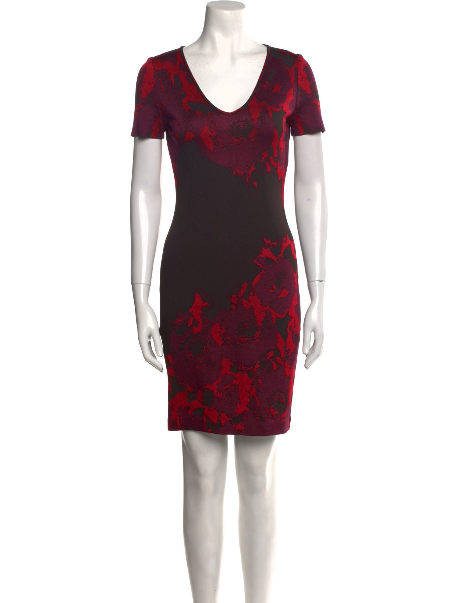 St. John Printed Mini Dress