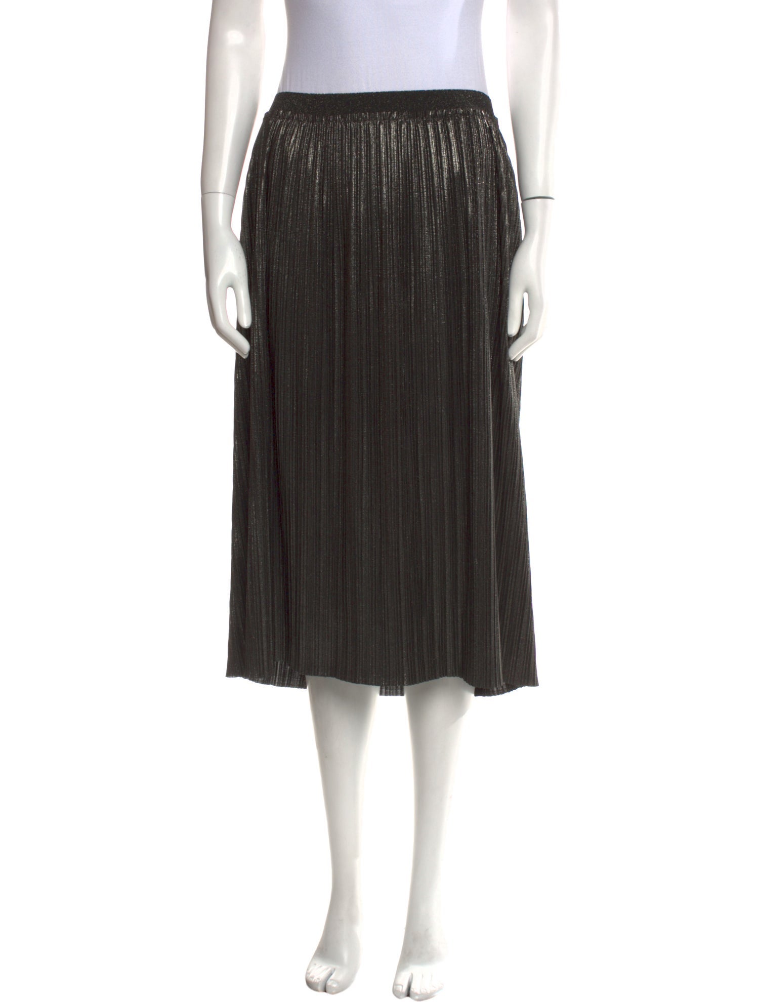 St. John Pleated Accents Knee-Length Skirt w/ Tags