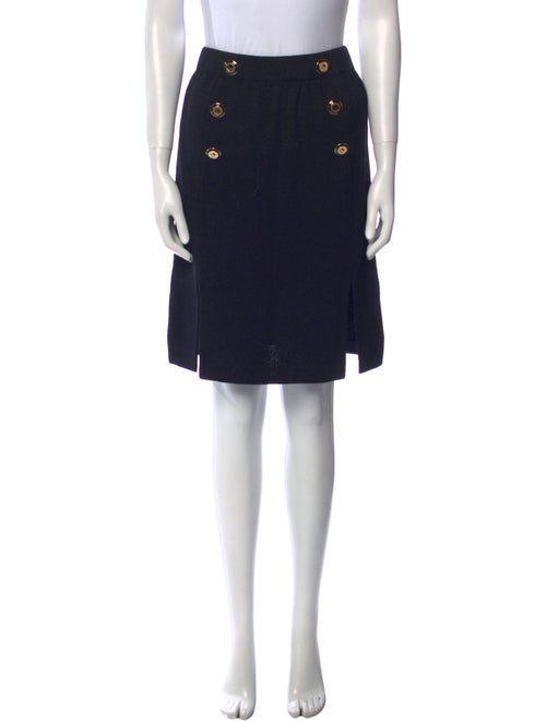 St. John Studded Accents Knee-Length Skirt
