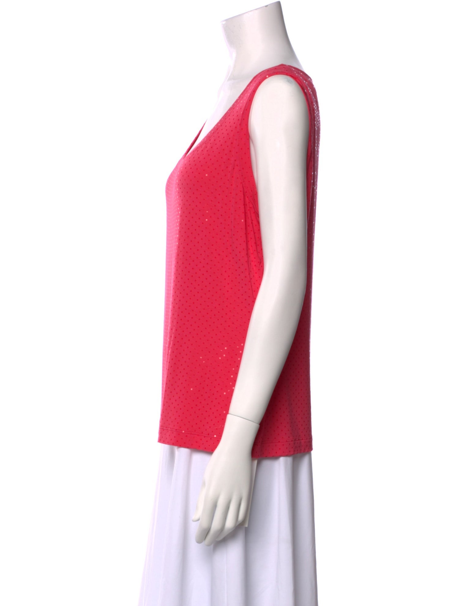 St. John Wool Scoop Neck Top