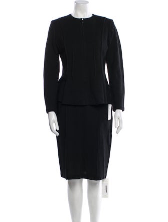 St. John Wool Skirt Set