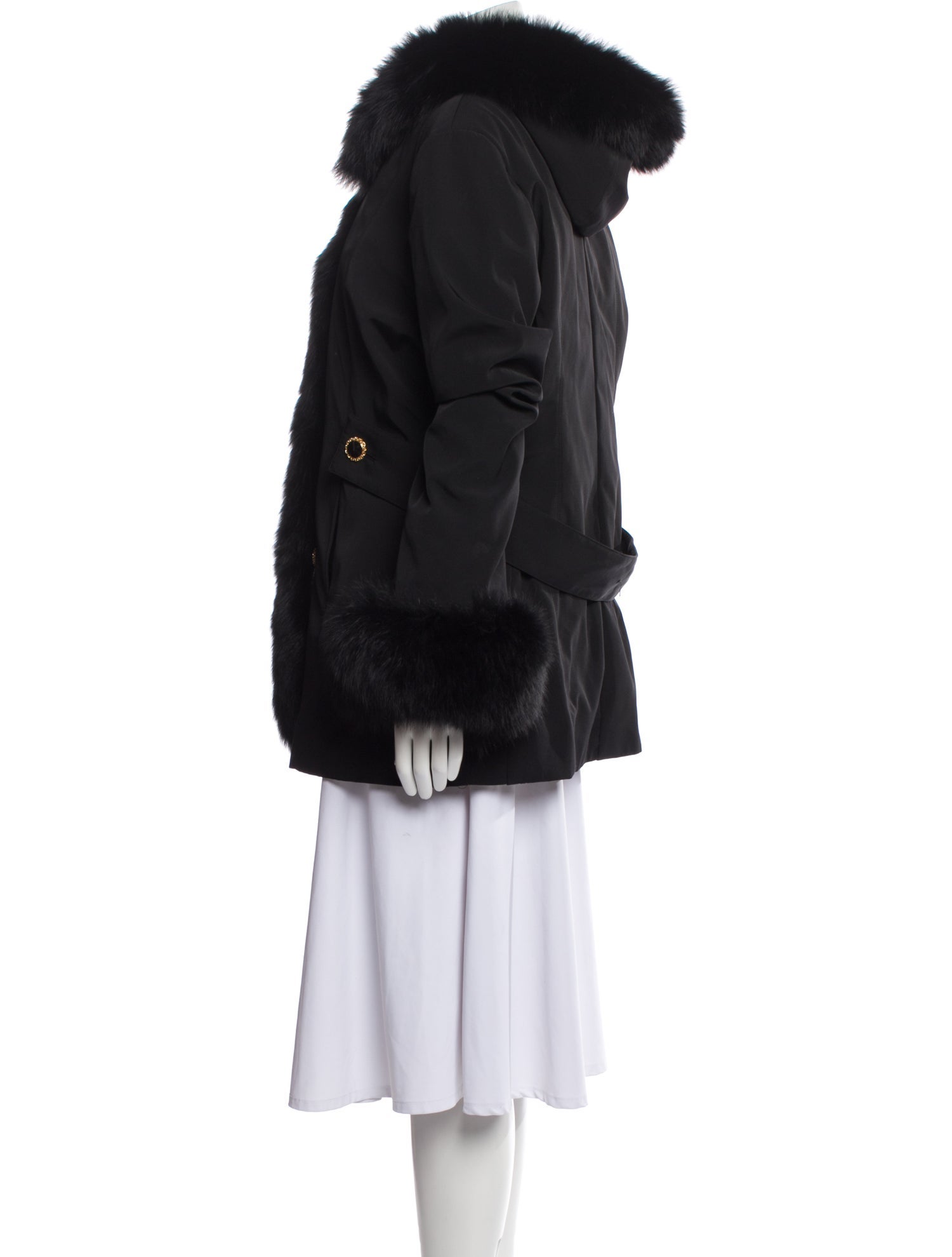 St. John Faux Fur Coat
