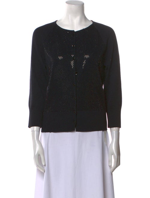 St. John Wool Scoop Neck Sweater