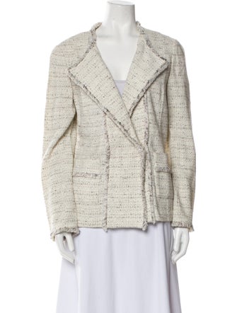 St. John Tweed Pattern Blazer