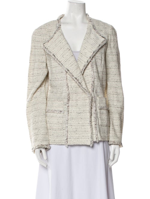 St. John Tweed Pattern Blazer