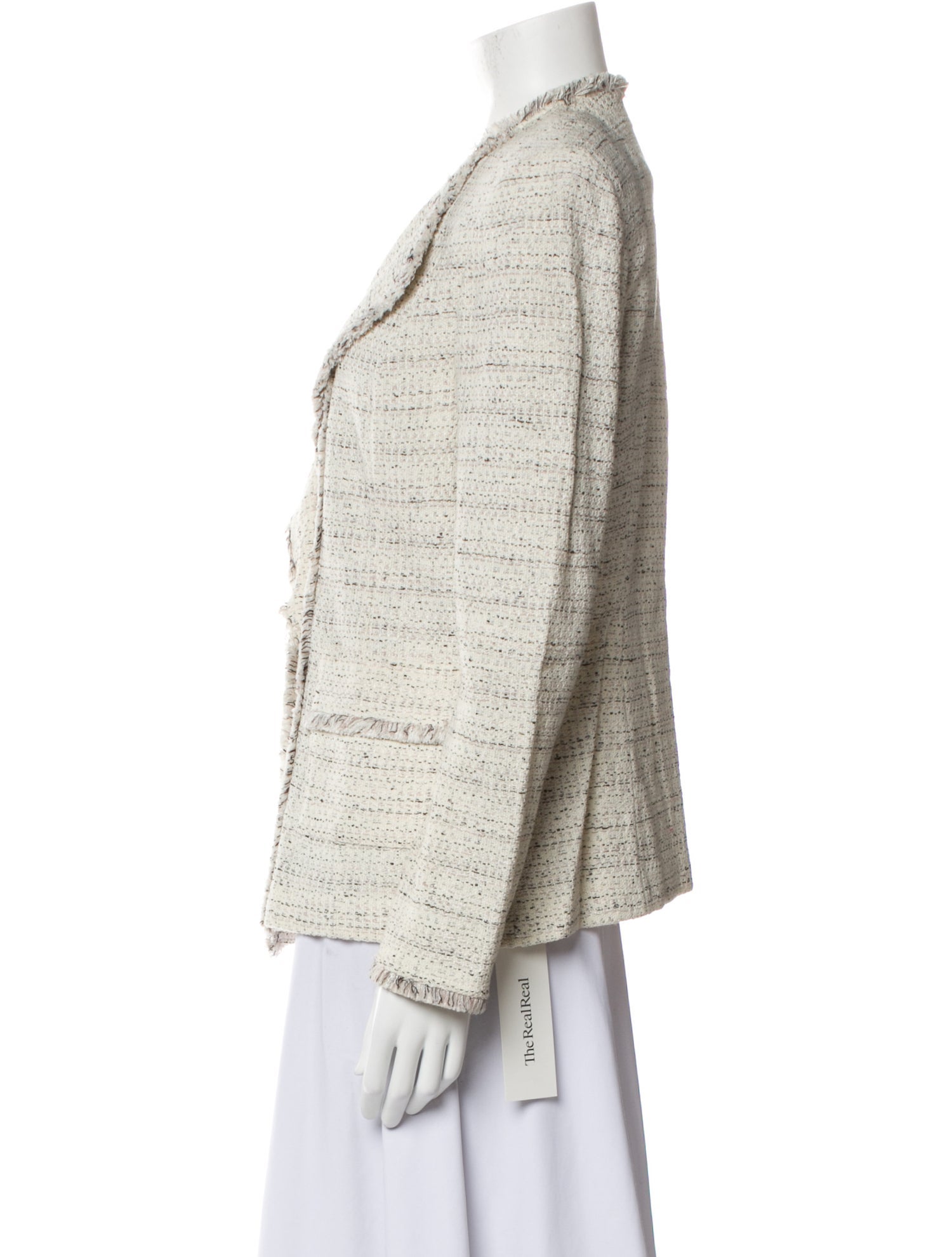 St. John Tweed Pattern Blazer