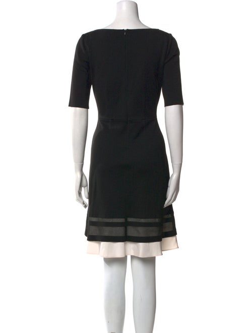 St. John Scoop Neck Mini Dress