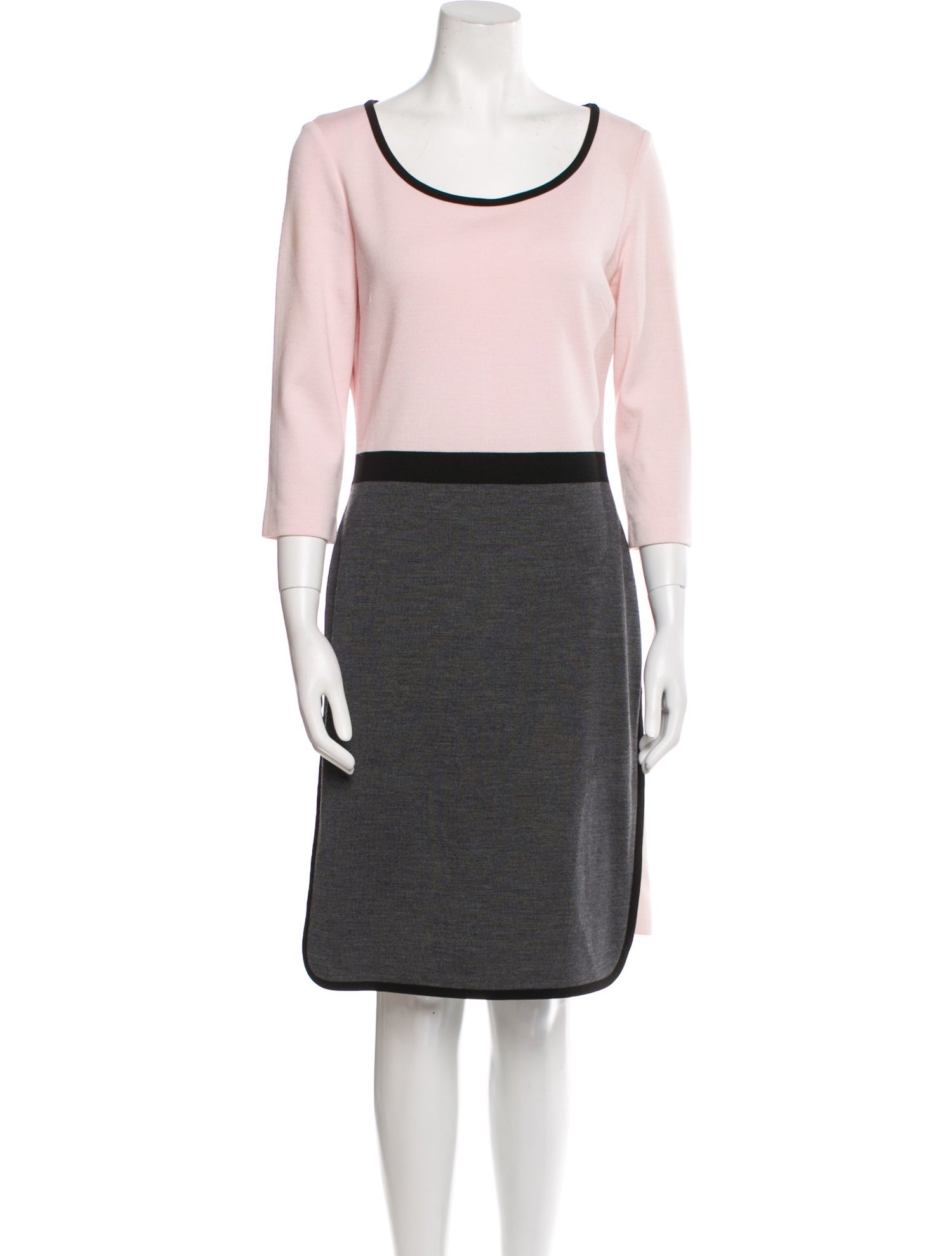 St. John Wool Knee-Length Dress