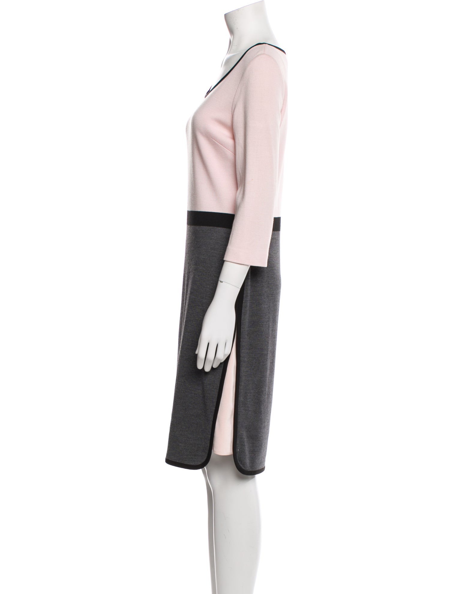 St. John Wool Knee-Length Dress