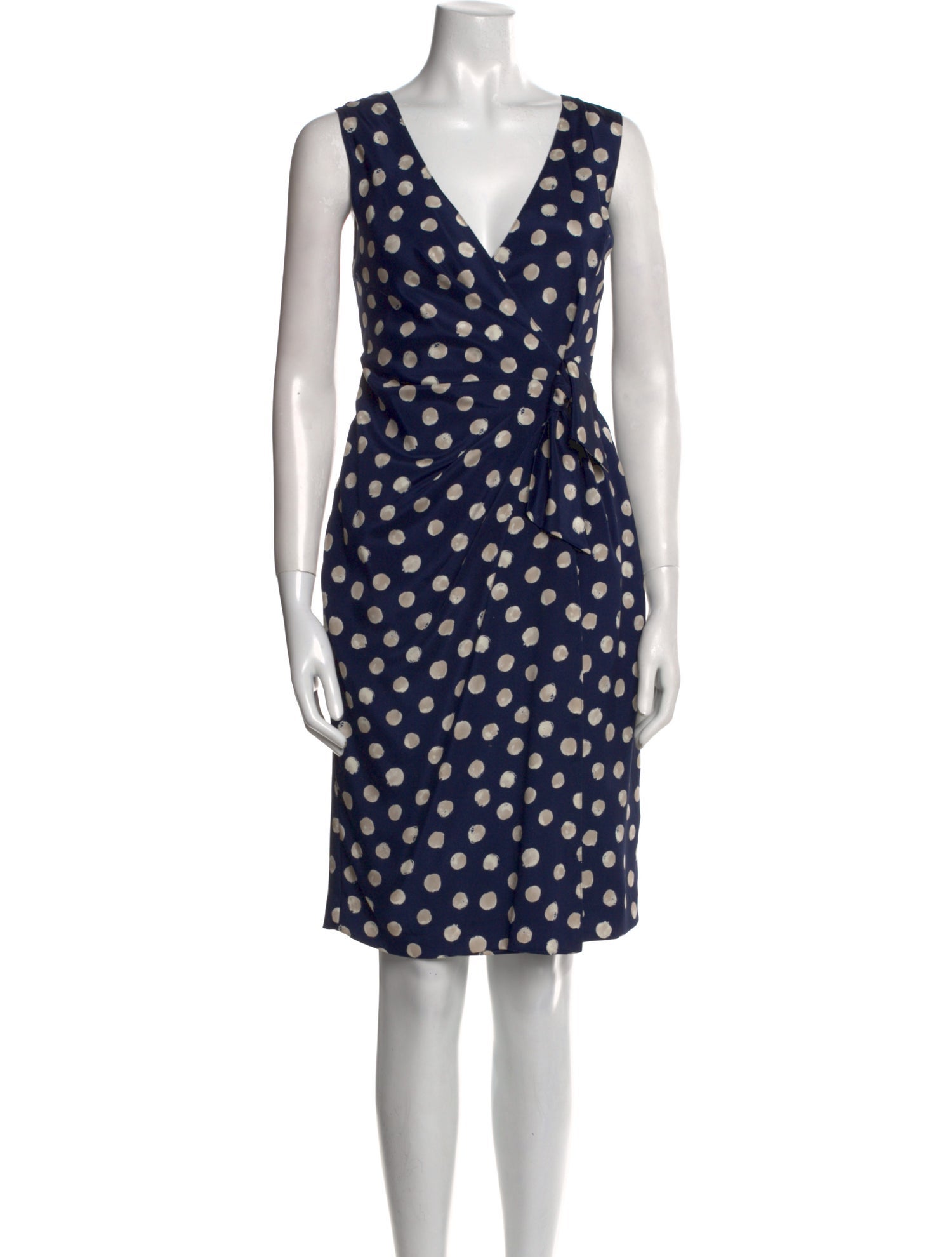 St. John Silk Knee-Length Dress