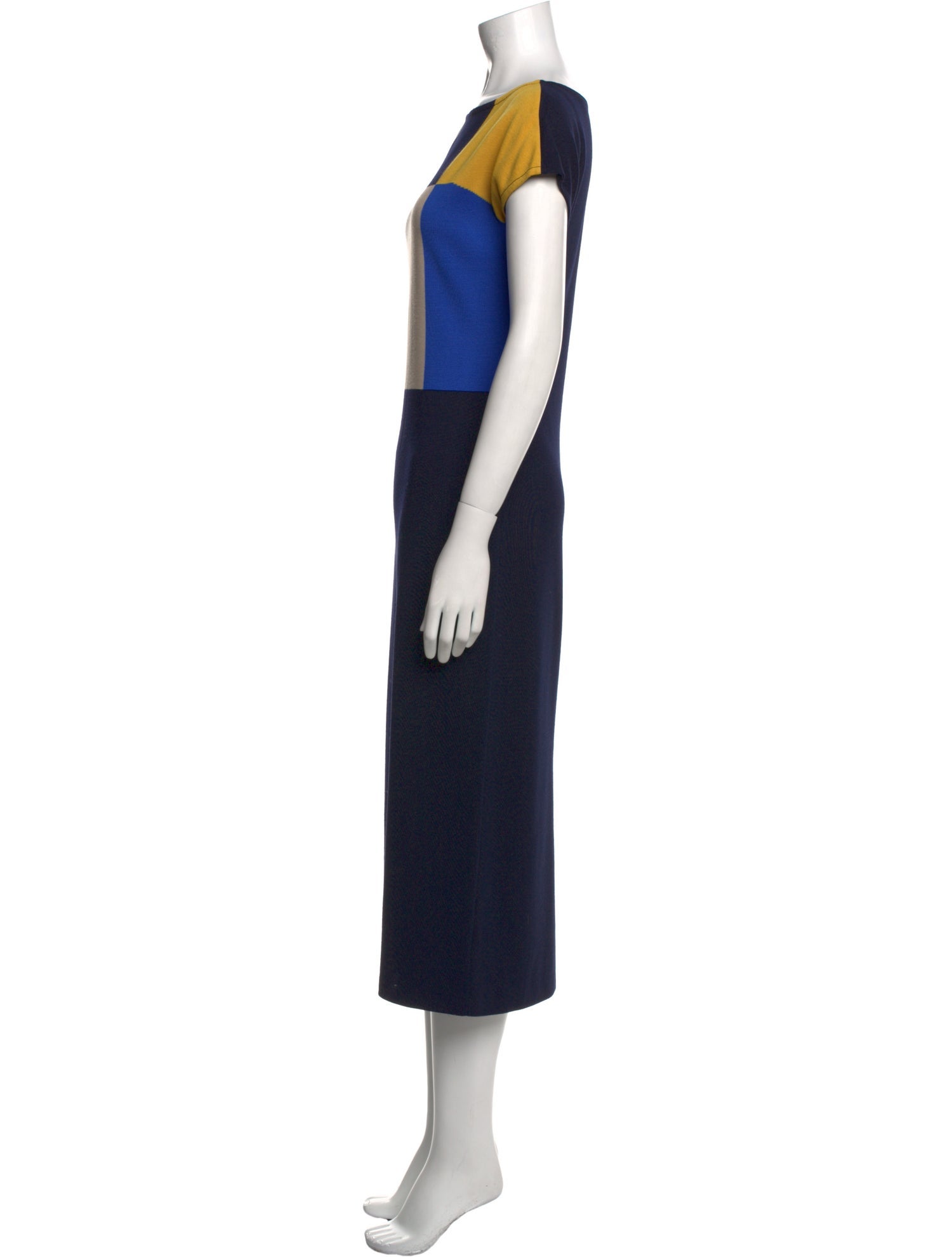 St. John Wool Long Dress