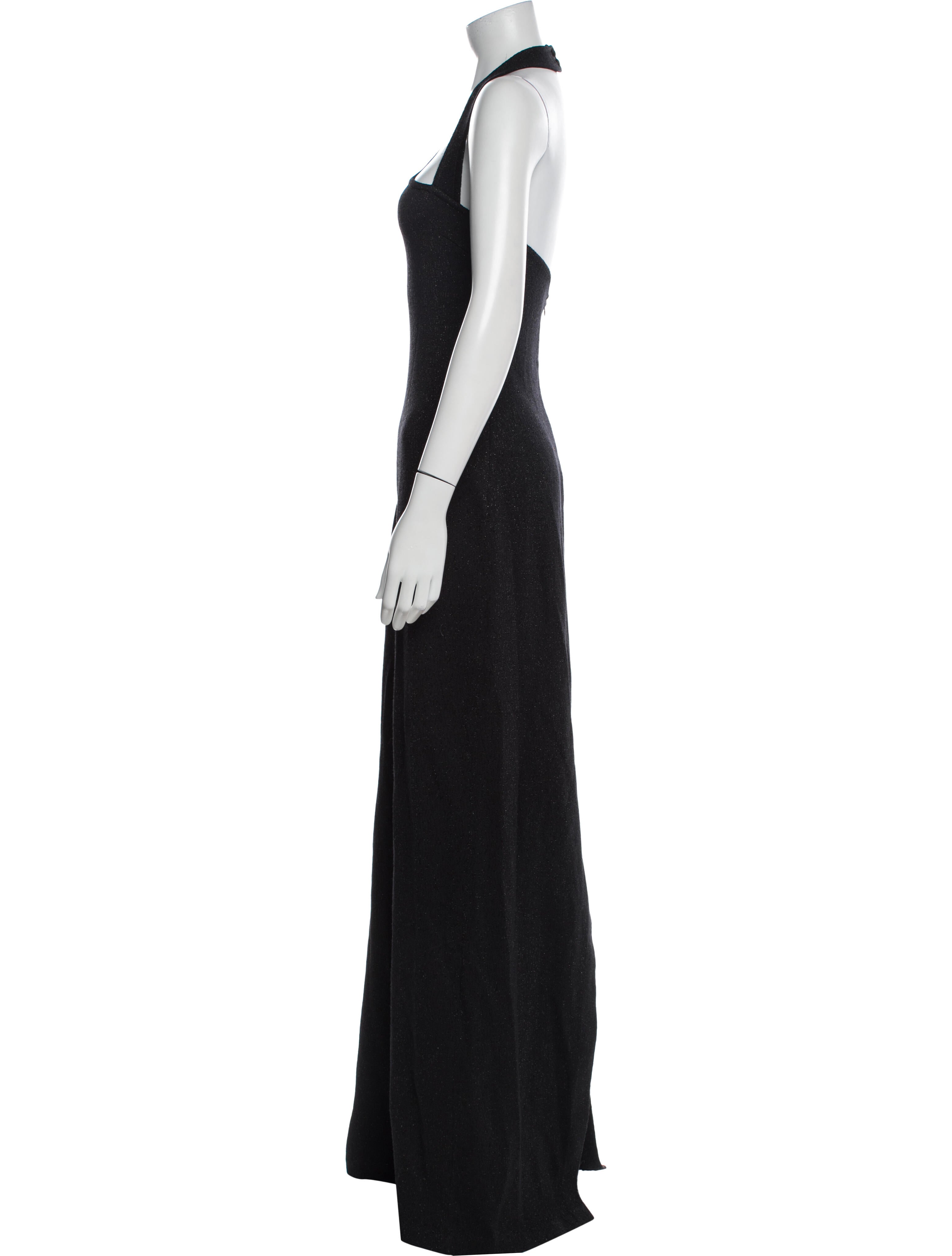St. John Halterneck Long Dress