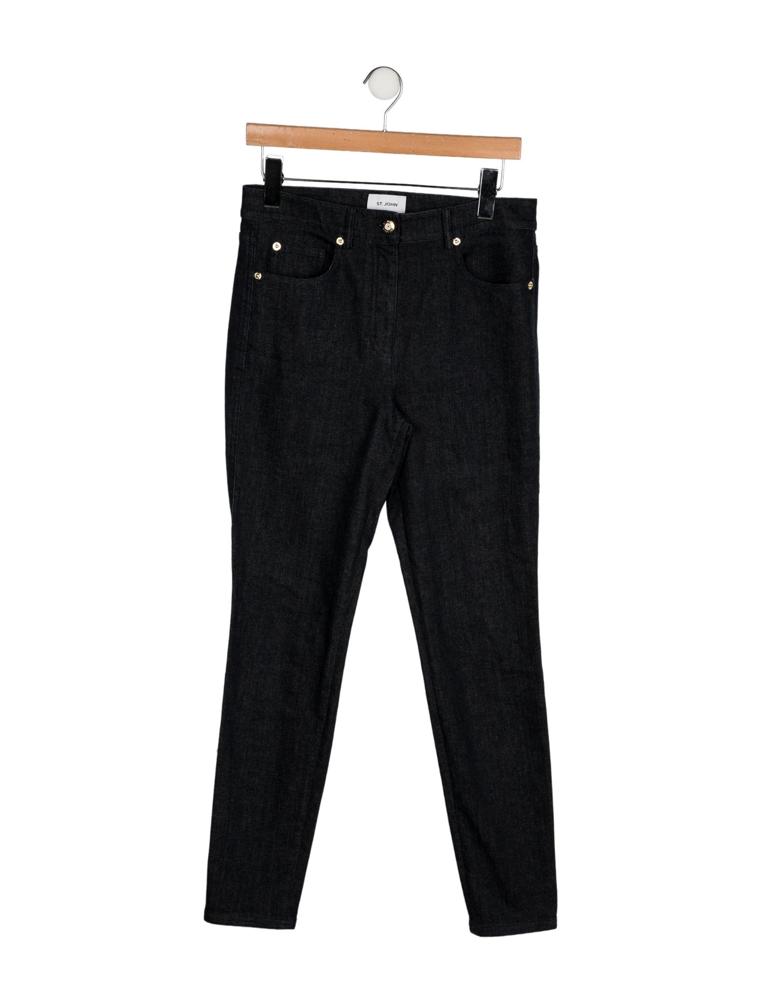 St. John Mid-Rise Skinny Leg Jeans