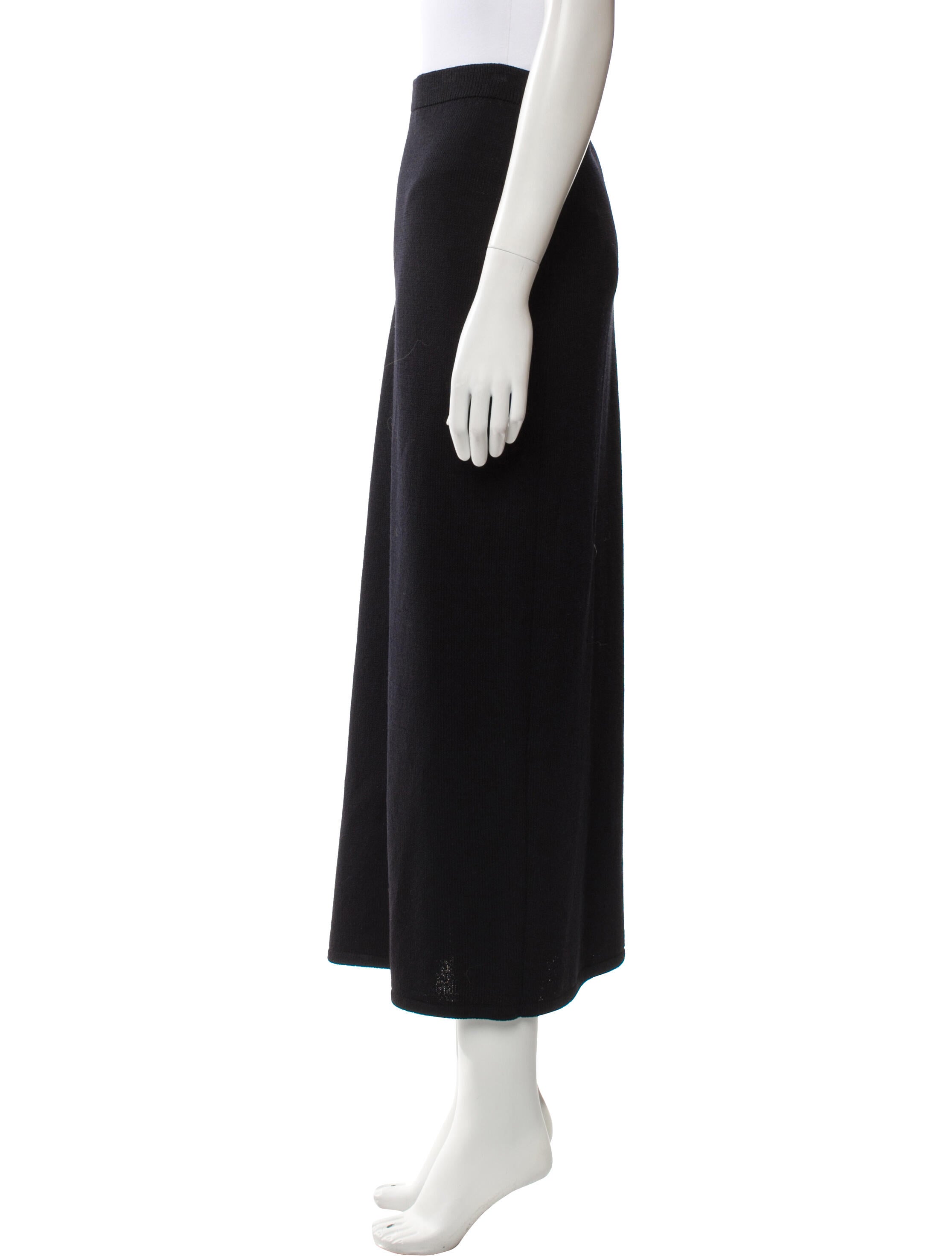 St. John Wool Midi Length Skirt