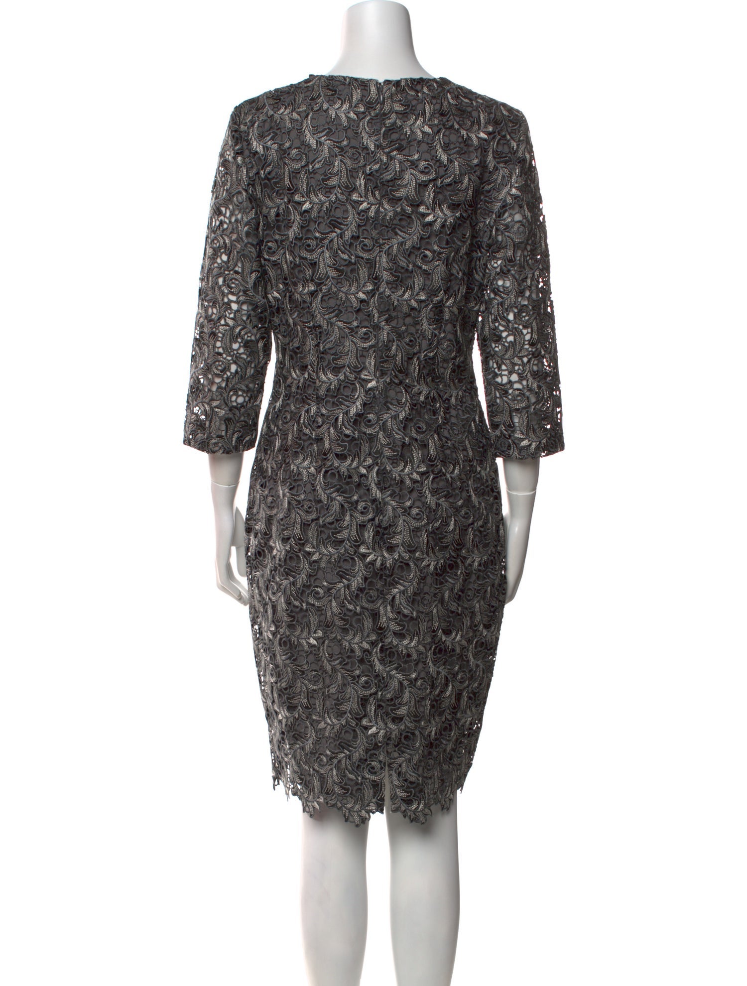 St. John Patterned Knee-Length Dress