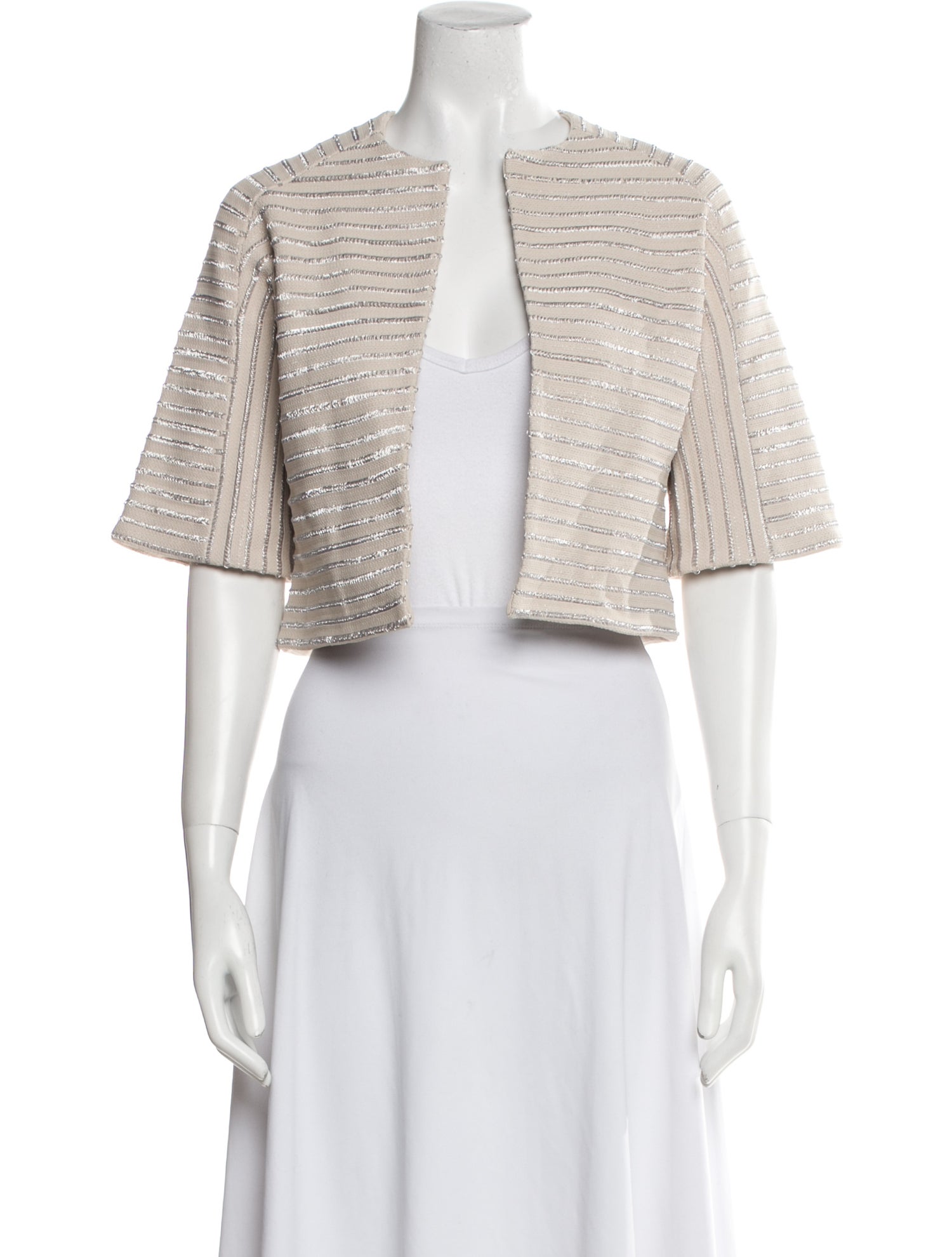 St. John Tweed Pattern Bolero