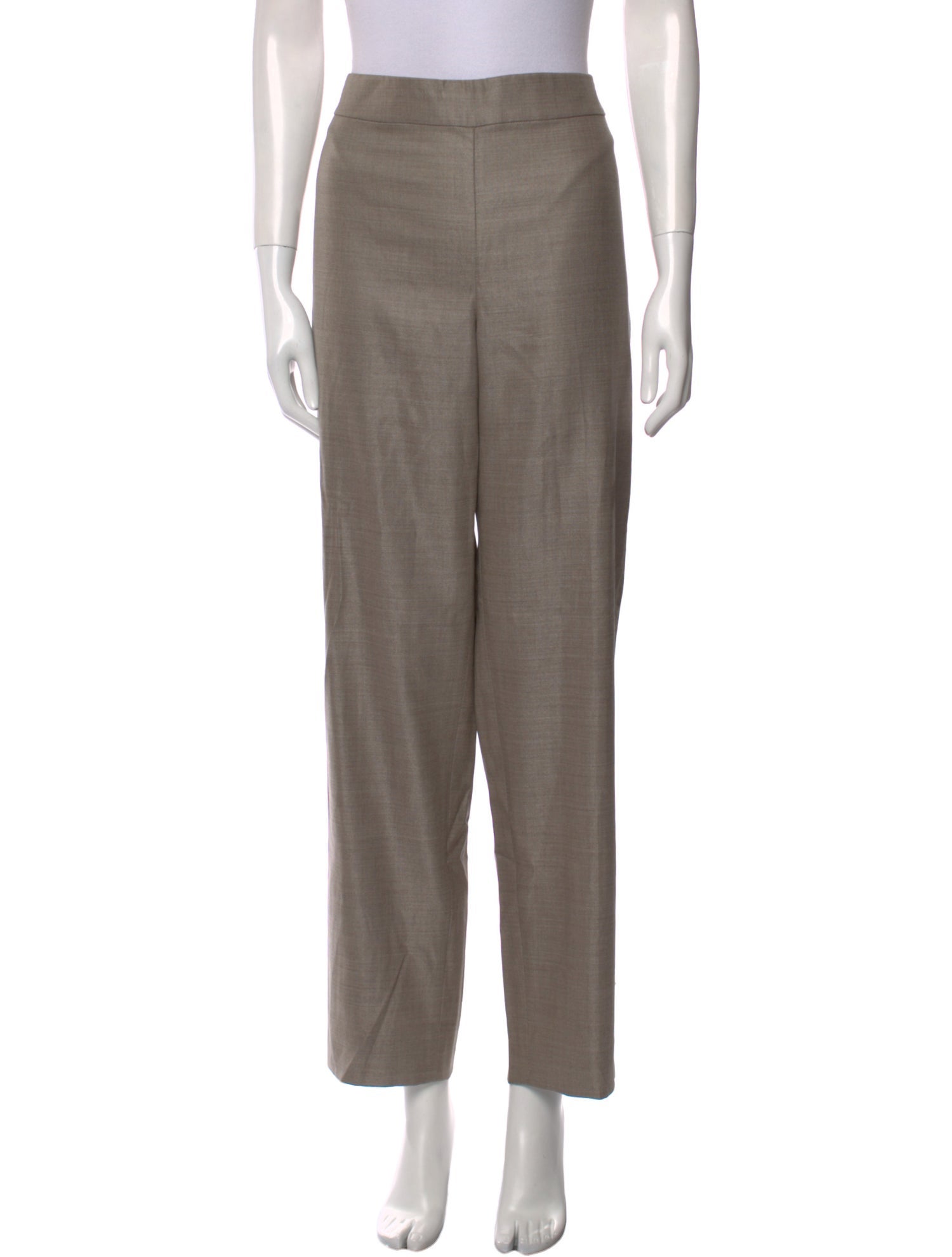 St. John Wool Straight Leg Pants