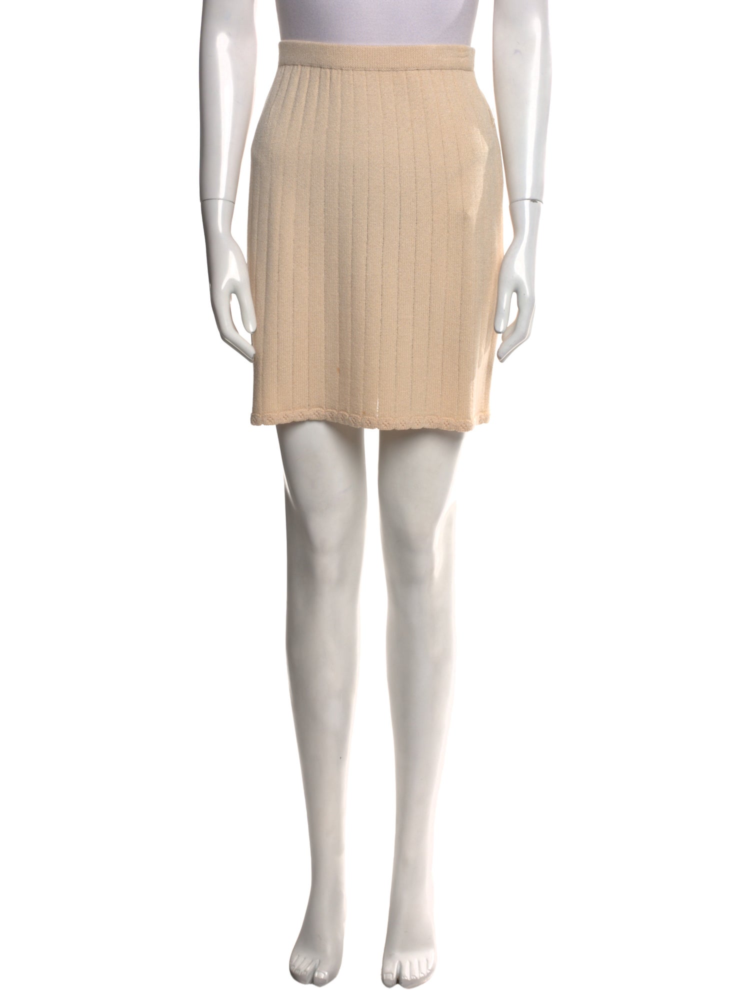 St. John Silk Mini Skirt