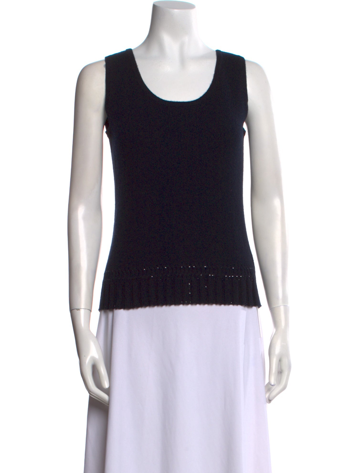 St. John Cashmere Scoop Neck Sweater