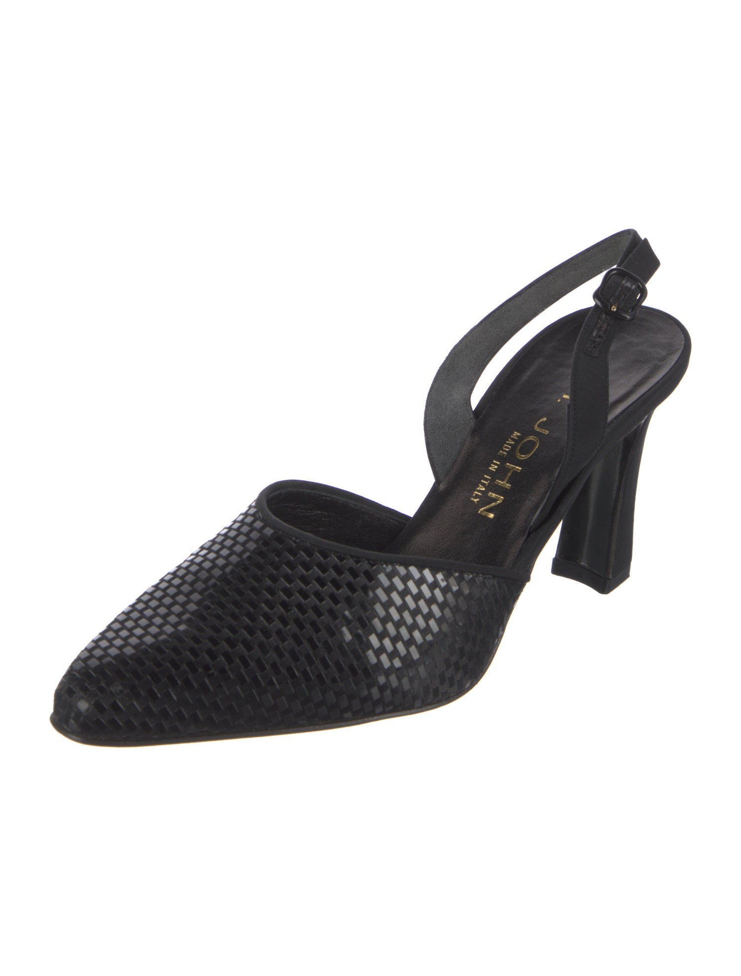 St. John Satin Slingback Pumps